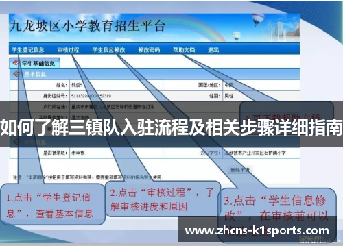 如何了解三镇队入驻流程及相关步骤详细指南