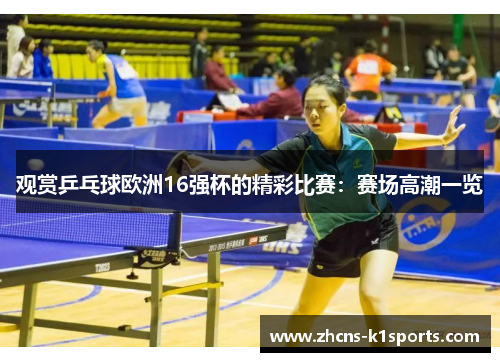 观赏乒乓球欧洲16强杯的精彩比赛：赛场高潮一览